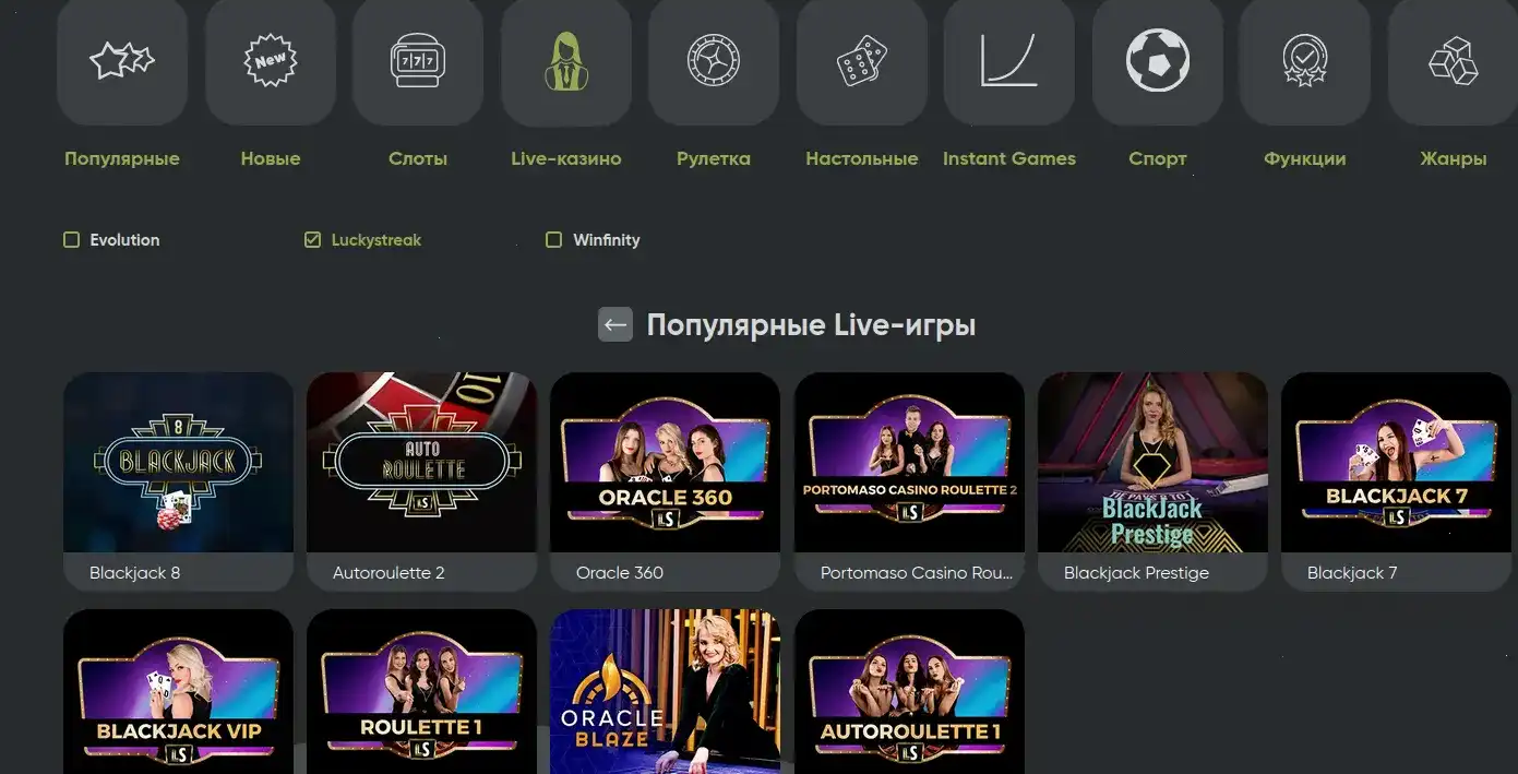 Платежные методы казино